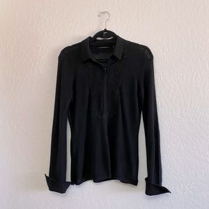 Elie Tahari Delicate Cashmere and Silk Sweater